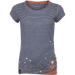 Жіноча футболка Chillaz Fancy Little Dot сірий/помаранчевий indigo blue stripes washed