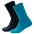 Дитячі шкарпетки Devold Daily Merino Medium Sock 2Pk Kid синій MOON MIX