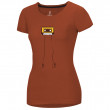 Жіноча футболка Ocún Classic T Women коричневий Retro Tape Rooibos Tea