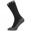 Nepromokavé ponožky Sealskinz WP Warm Weather Soft Touch Mid černá/šedá Black / Grey Marl / White
