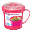 Hrnek Sistema Microwave Medium Soup Mug růžová