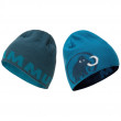 Шапка Mammut Logo Beanie синій wing teal-sapphire