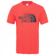 Pánské triko The North Face Easy Tee červená SALSA RED