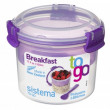 Snídaňový box Sistema Breakfast To Go 530ml fialová