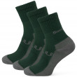 Шкарпетки Zulu Bambus Trek M 3-pack темно-зелений