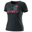 Жіноча функціональна футболка Dynafit Transalper Graphic S/S Tee W синій/рожевий