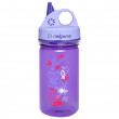Дитяча пляшечка Nalgene Grip-n-Gulp фіолетовий/червоний Purple Hoot