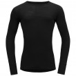 Чоловіча функціональна футболка Devold Lauparen Merino 190 Shirt Man чорний