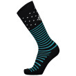 Dámské ponožky Mons Royale Lift Access Sock černá Black / White / Tropicana