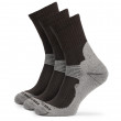 Шкарпетки Zulu Merino Women 3-pack сірий/коричневий