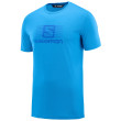 Pánské triko Salomon Blend Logo SS Tee M světle modrá Blithe