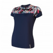 Жіноча функціональна футболка Sensor Coolmax Impress Deep Blue/Leaves синій