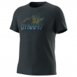 Чоловіча функціональна футболка Dynafit Transalper Graphic S/S Tee M темно-синій