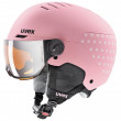 Дитячі гірськолижний шолом Uvex Rocket Jr. Visor рожевий
