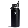 Термопляшка Hydro Flask Wide Flex Straw Cap 32 oz чорний