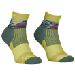 Чоловічі шкарпетки Ortovox All Mountain Quarter Socks M жовтий/зелений