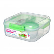 Obědový box Sistema Bento Cube To Go 1,25L světle zelená