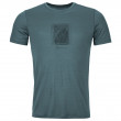 Чоловіча футболка Ortovox 120 Cool Tec Mtn Cut Ts M синій/сірий