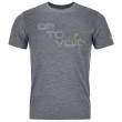 Чоловіча футболка Ortovox 185 Merino Tangram Logo Ts M сірий