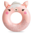 Надувний круг Intex Cute Animal Tubes рожевий