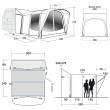 Приставний намет Outwell Newburg 240 Air Tall