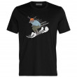 Чоловіча футболка Icebreaker Tech Lite II SS Tee Ski Rider чорний