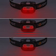 Налобний ліхтарик Solight 3W + Red Light