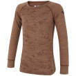 Дитяча футболка Zulu Merino Woody 160 Long коричневий brown