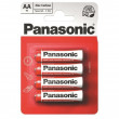 Акумулятор Panasonic Zinc AA/4 білий/червоний