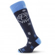 Dětské ponožky Lasting SJW černá/modrá
