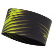 Пов'язка Buff Coolnet UV+ Headband чорний/жовтий Optical Yellow Fluor