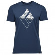 Чоловіча футболка Black Diamond Mountain Logo SS Tee темно-синій