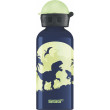 Láhev Sigg For Kids 0,4 l tmavě modrá glow moon dinos