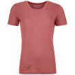 Жіноча футболка Ortovox 185 Merino Logo Spray Ts W рожевий