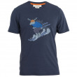 Чоловіча футболка Icebreaker M Mer Central Classic SS Tee Ski Rider темно-синій