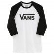 Чоловіча футболка Vans Classic Raglan білий/чорний