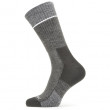 Ponožky Sealskinz Solo QuickDry Mid černá/šedá Black / Grey