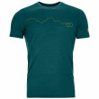 Чоловіча функціональна футболка Ortovox 120 Tec Mountain T-Shirt M темно-зелений