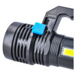 Акумуляторний ліхтарик Solight LED ліхтарик з ручкою та бічним підсвічуванням