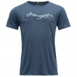 Чоловіча функціональна футболка Devold Utladalen Merino 130 Tee Man синій