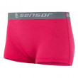 Kalhotky s nohavičkou Sensor Merino Active růžová magenta