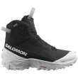 Чоловічі зимові черевики Salomon Crosstrak Powder Waterproof чорний/білий Black / Black / White