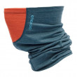 Багатофункціональний шарф Devold Running Headover W/Reflex синій/помаранчевий