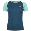 Жіноча футболка Ortovox 120 Tec Fast Mountain Ts W modrá/světle modrá