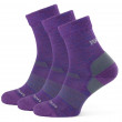 Жіночі шкарпетки Warg Merino Hike W 3-pack фіолетовий