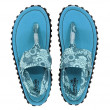 Жіночі сандалі Gumbies Slingback turquoise бірюзовий/синій