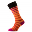 Nepromokavé ponožky SealSkinz Thin Mid Cuff oranžová Methyl orange/Neon coral/Fluo pink/Black