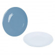 Talíř Bo-Camp Breakfast Plate Melamine 2 modrá Steel blue