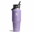 Термопляшка Hydro Flask Wide Flex Straw Travel Bottle 32 Oz чорний/фіолетовий MOONSHADOW