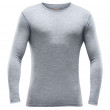 Pánské triko Devold Breeze Man Shirt šedá Grey Melange